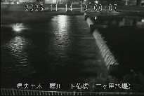 下菊橋(三ヶ用水堰) のカメラ画像