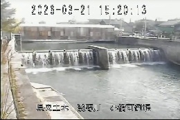 小橋可倒堰 のカメラ画像