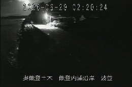 能登内浦沿岸　波並 のカメラ画像